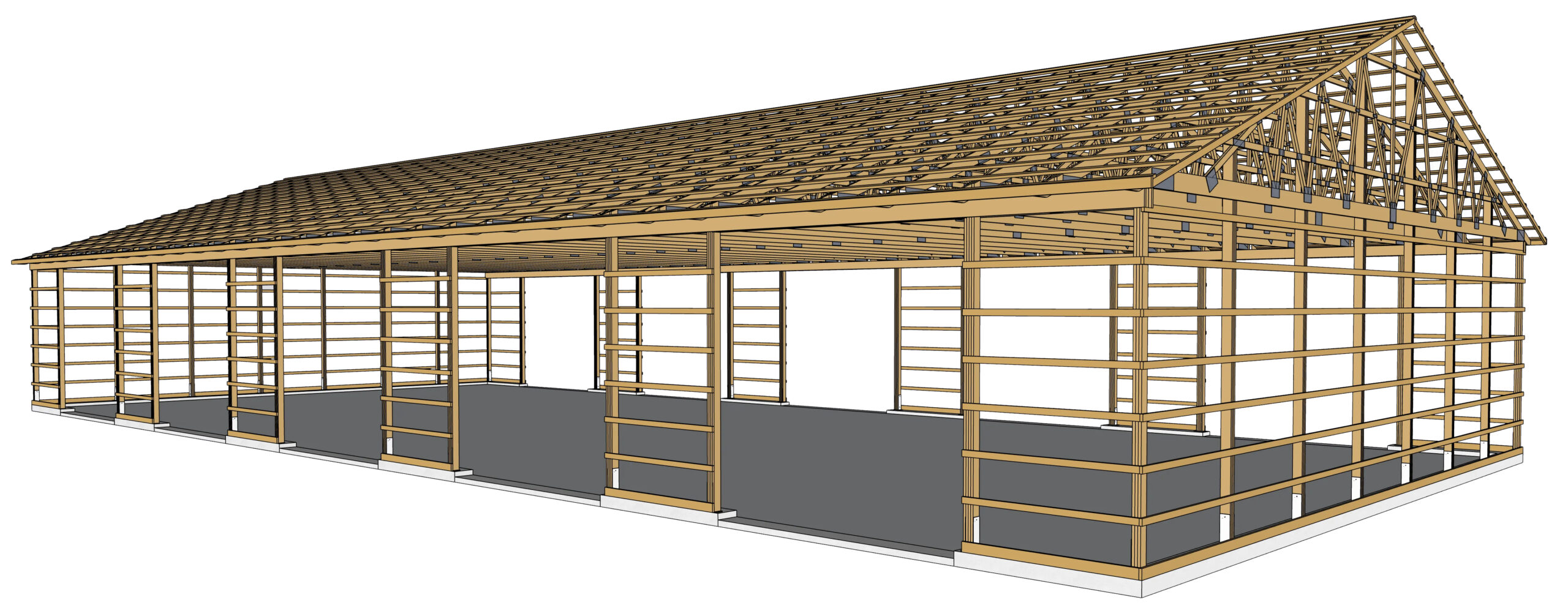 Post-Frame vs. Timber Frame Construction