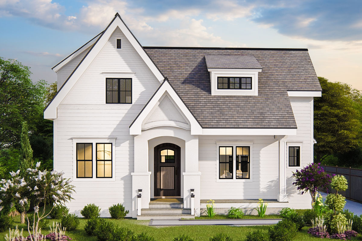 Plan 25408TF
3-Bed Traditional Cottage with 2-Sided Fireplace and Detached 2-Car Garage - 2589 Sq Ft Quality Home Designs