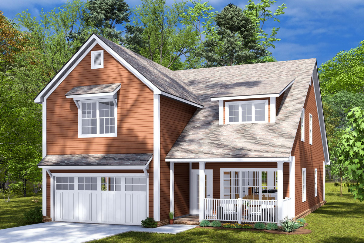 Plan 52376WM
4-Bed Traditional House Plan with Vaulted Living Space - 2400 Sq Ft