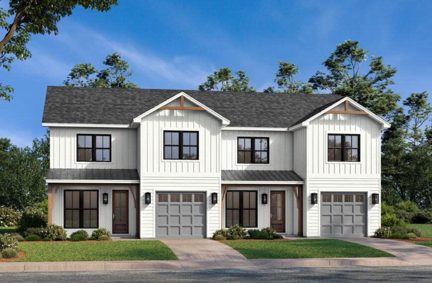 New American Multi-Family House Plans: Trending Duplexes