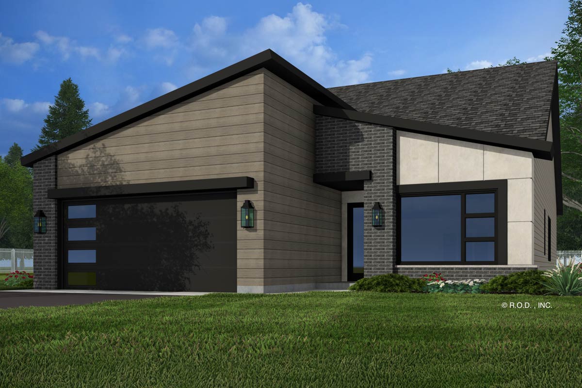 Plan 14891RK
Single-Story Modern House Plan with Main Floor Master -1688 Sq Ft