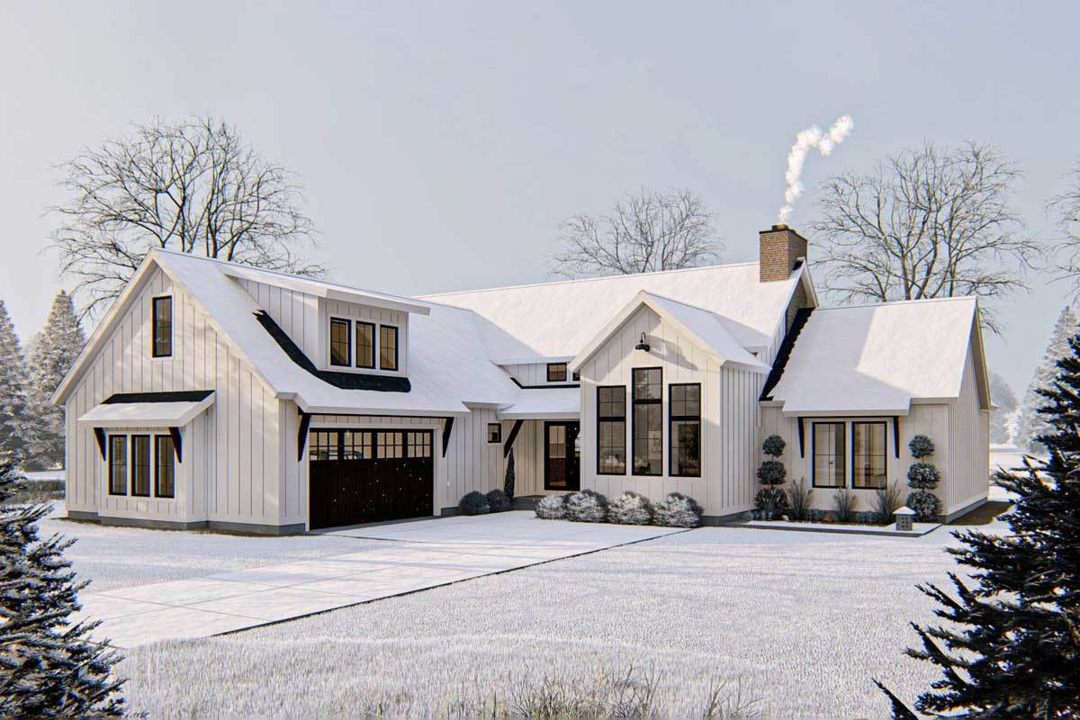 Plan 62834DJ
Modern Farmhouse Plan with Bonus and Lower Level Expansion house plans
