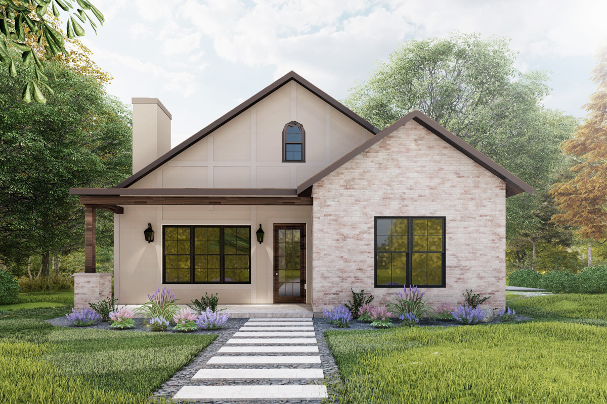 Plan 380020ASH
Exclusive

1410 Square Foot Modern Country House Plan with 2 Bedrooms
