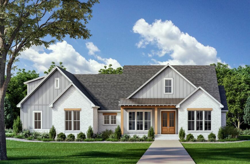 See What’s New: 4 Stunning Modern Farmhouse Plans