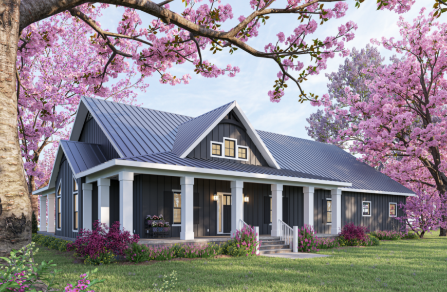 Spring in Full Bloom: House Plans with Vibrant Curb Appeal