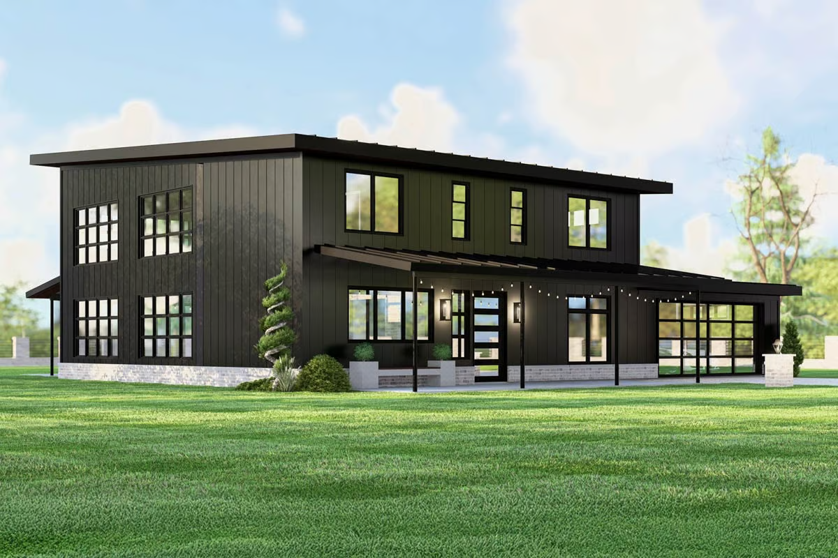 Plan 135344GRA
3-Bed Modern Mountain House Plan with 2-Story Great Room - 3147 Sq Ft